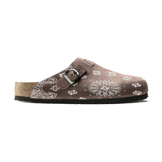 Paisley Clogs – Brown