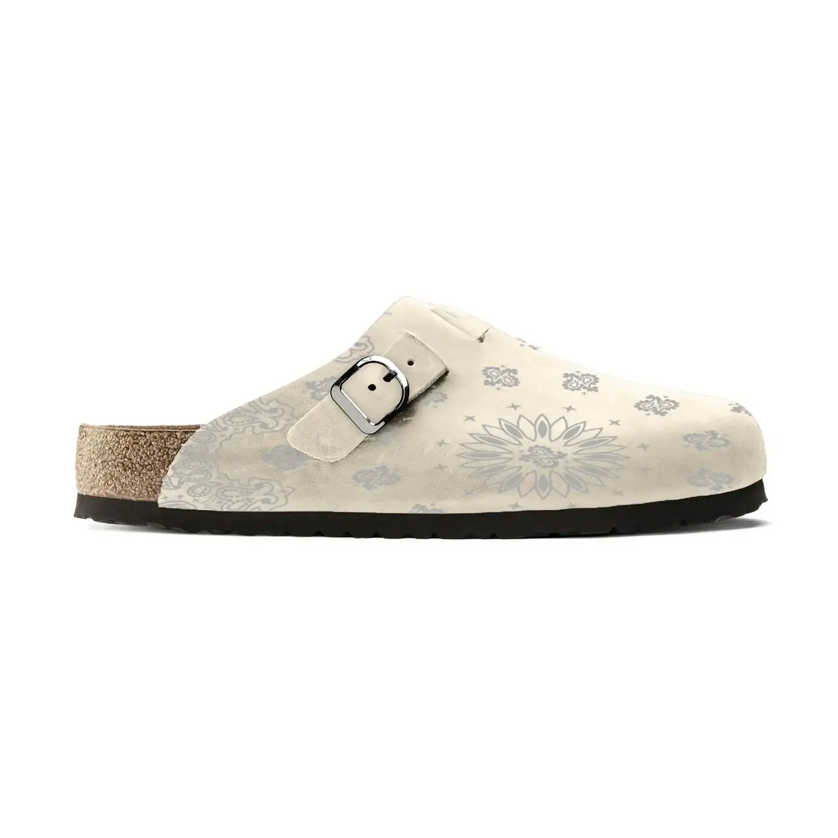 Paisley Clogs – Taupe