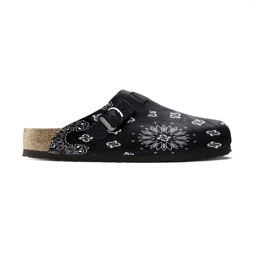 Paisley Clogs – Black