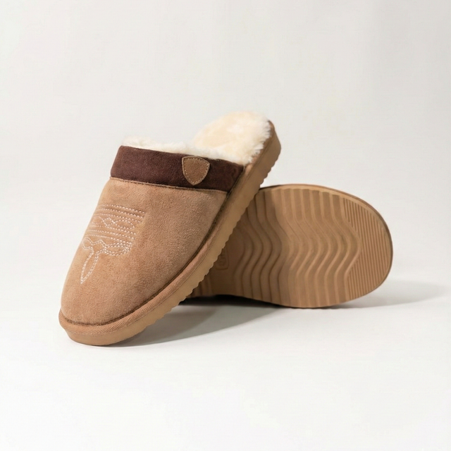 Cowboy Slippers – Chestnut
